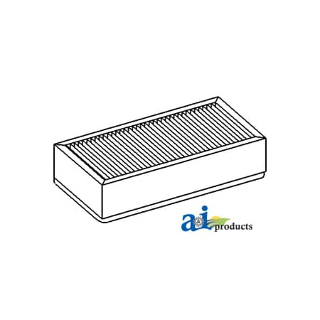 A & I Products Filter, Cab Air 3.3" x12.5" x6.5" A-D8NN94000N20BA